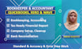 do bookkeeping using quickbooks online, xero, excel, wave