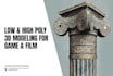 design optimized low or high poly 3d models for games, films or cinematic render