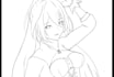 do fast sfw nsfw fanart anime style fine lineart