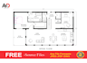 create professional 2d floor plan in cad