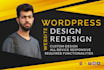 create responsive wordpress website, recreate outdated website
