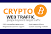 send organic crypto traffic,visitors