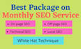 be your SEO specialist providing monthly backlinks