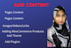 add content to your website
