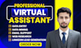 be your virtual assistant for data entry, web research,email handling,