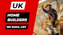 uk home builders email list, email database, email addresses
