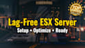 professionally setup a lag free fivem esx rp server