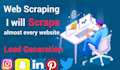 scrape data, collect address, contacts, emails, company name