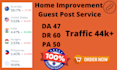 guest post on home improvement, real estate dr60 blog