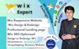 design wix website redesign wix ecommerce wix dropshipping wix business website
