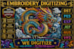 do embroidery digitizing for embroidery design, embroidery patch emb dst pes jef