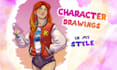 draw comic book art of your oc, dnd character, or fanart