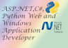 create a website in dot net, azure and python