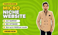 create micro niche wordpress website for passive income