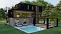 design premium container house, tiny home or luxury adu