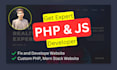 be your PHP, javascript, front end web developer