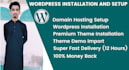 upgrade or install wordpress and setup theme like demo