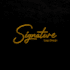 do modern professional signature logo design