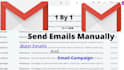 do email marketing via sending emails manually