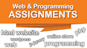 do your web and programming assignments