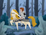 draw children story book illustration