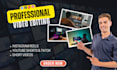 do professional video editing for youtube in 24 hours