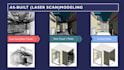 do the 3d modeling with laser scans and point cloud