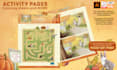 design and illustrate custom coloring or activity sheets