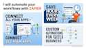 integrate zapier automation, connect apps, and setup zapier webhooks