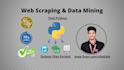 do web scraping, data extraction, data mining using python