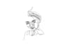 draw unique one line art, minimalist line art, vector line art illustration
