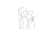 create line art illustratio