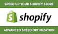do advanced speed optimization for shopify store website