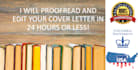 professionally proofread and edit your cover letter