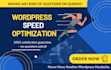 do wordpress website speed optimization