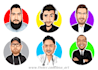 draw avatar cartoon face portrait in 24 hours
