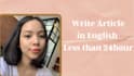 write article in indonesia or english