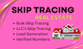 do skip tracing in bulk for real estate