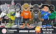 draw graphic t shirt design cartoon character illustration for clothing merch