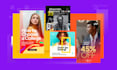 design your social media posts, covers or ad creatives