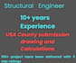 do structural drawings, calculations of civil structures