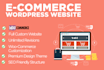 create a modern ecommerce wordpress website