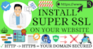 install https SSL certificate to secure your website