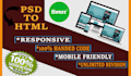 convert sketch to html, psd to html responsive bootstrap 4