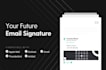 design a clickable HTML email signature for outlook and gmail