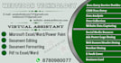 data entry and graphics virtual assistant