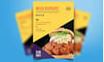 do brochure, postcard or professional flyer design