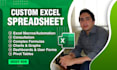 build custom excel spread sheet using macro and vba