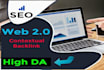 do build 10 web 2 0 high pr backlinks, link building