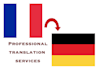 translate any text from french into german